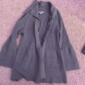 Gray cardigan